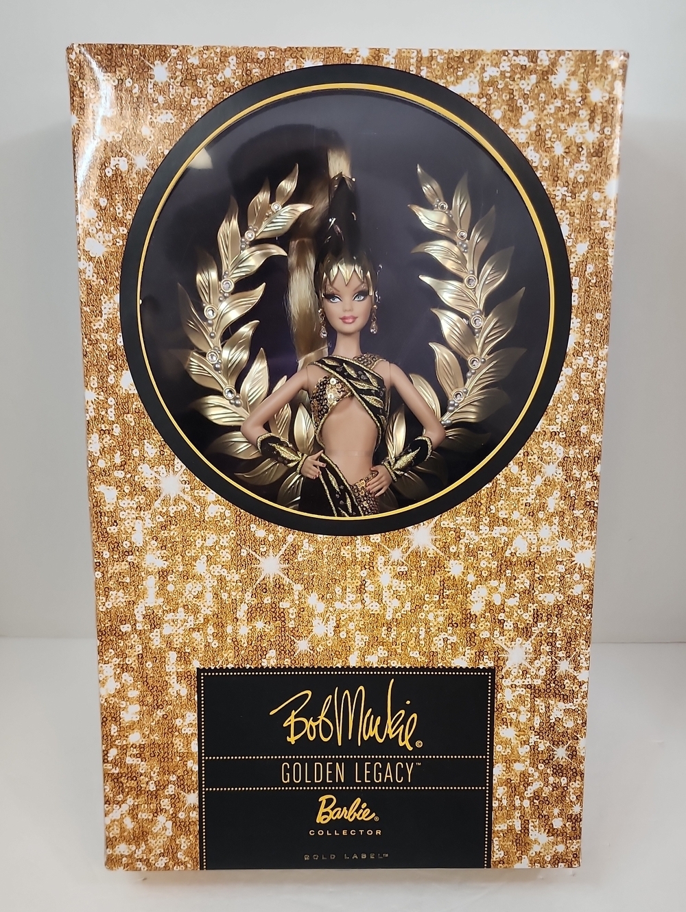 Bob Mackie Golden Legacy Barbie Doll Gold Label 50th Anniversary Mattel 2009 NRF